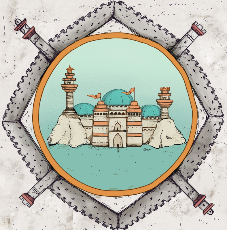 Gurdwara with sunrise. A vector illustration in eps 10 format of a  beautiful punjabi gurdwara in white marble with orange | CanStock